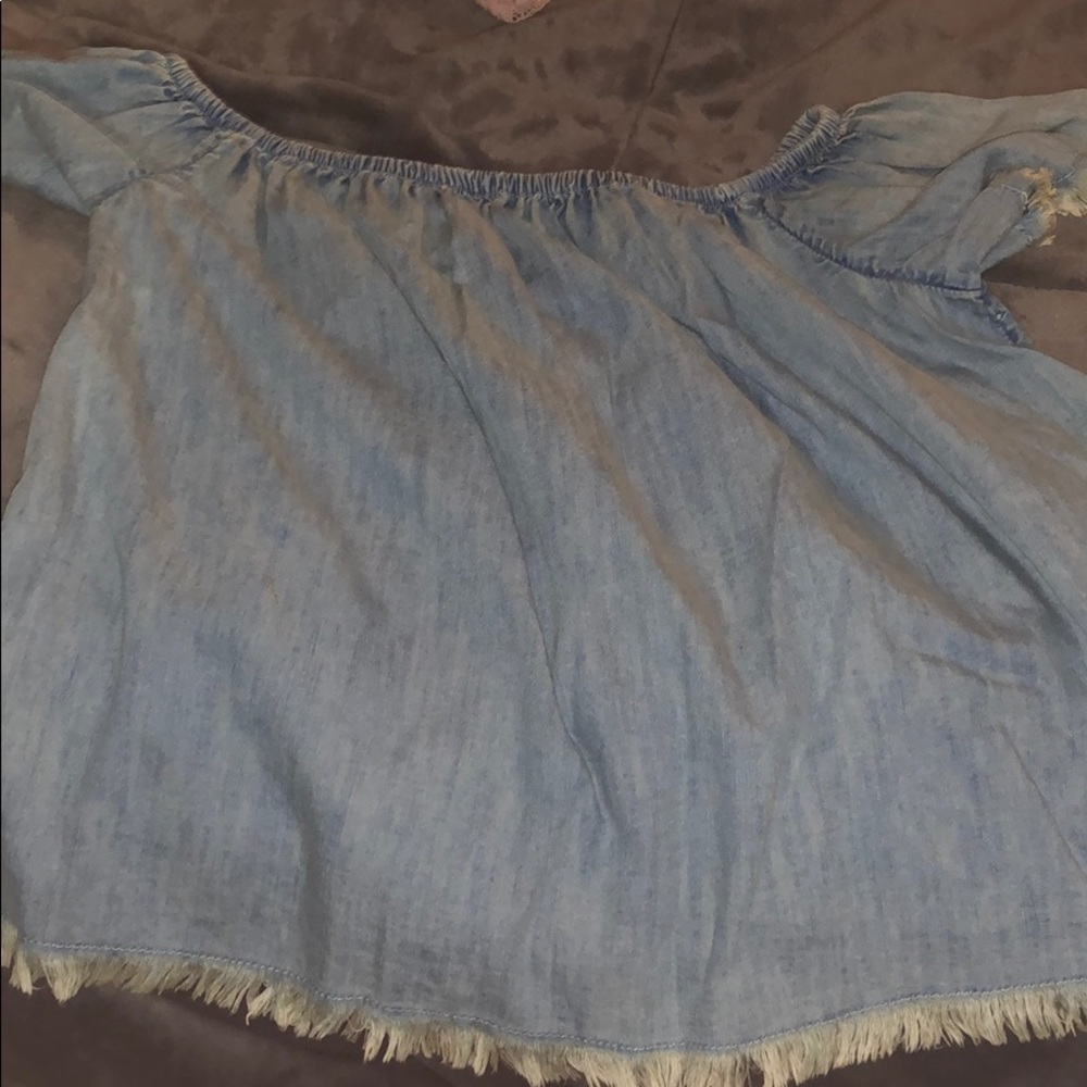 Denim top